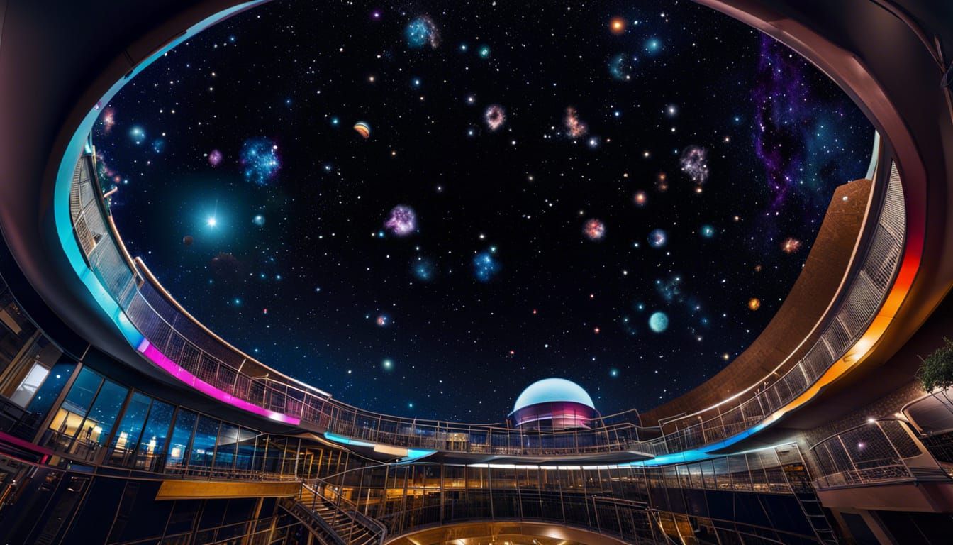 Night View from Space Hotel Balcony