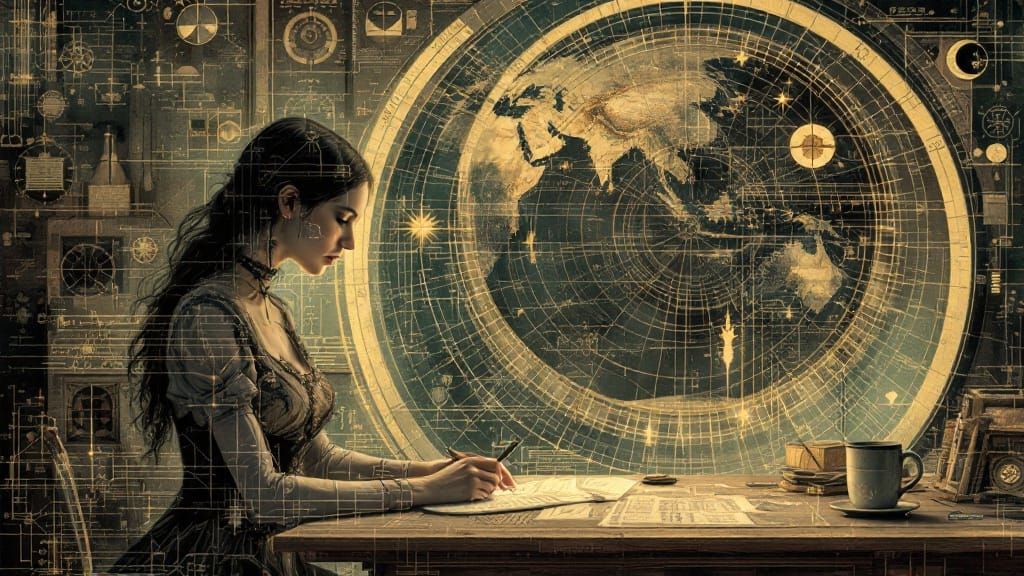 A Fusion of Medieval Symbolism and Data Visualization