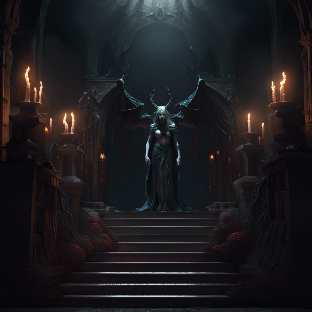 Terrifying Changeling Demonic Ritual: Dark Fantasy Concept A...