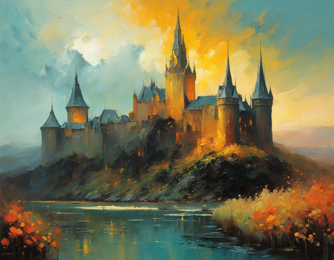 Castle Near The River