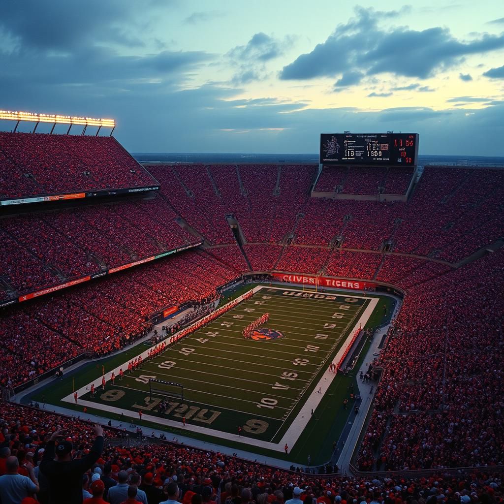 Clemson Tigers Stadium: Cinematic Sports Drama