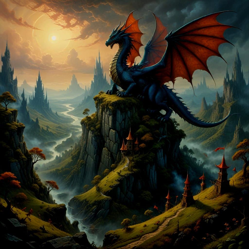 Enchanted Realm in Whimsical Realism