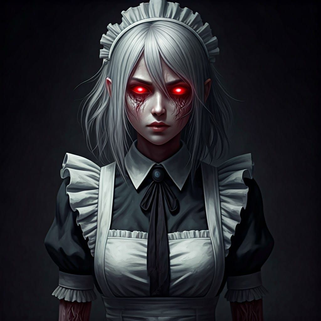 Grayfia: Maid with Demonic Red Eyes