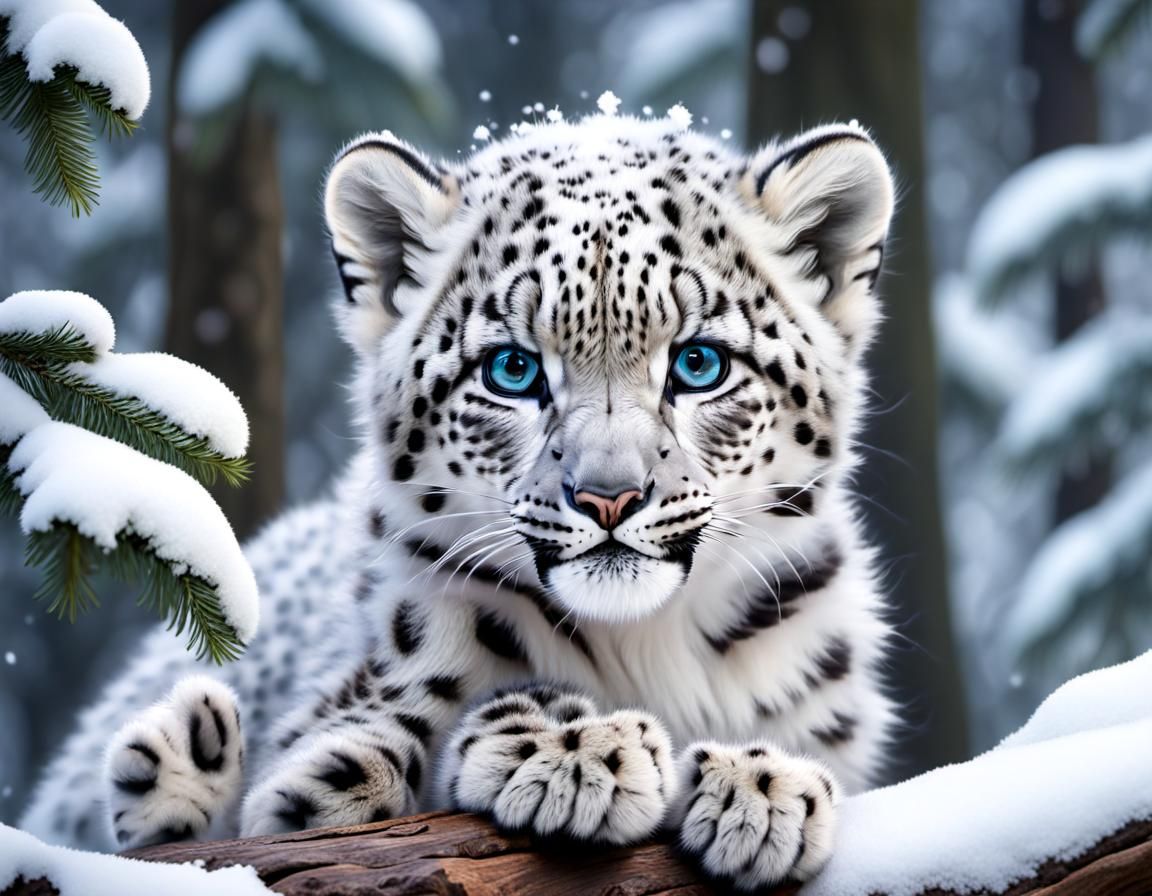 Snow Leopard Cub