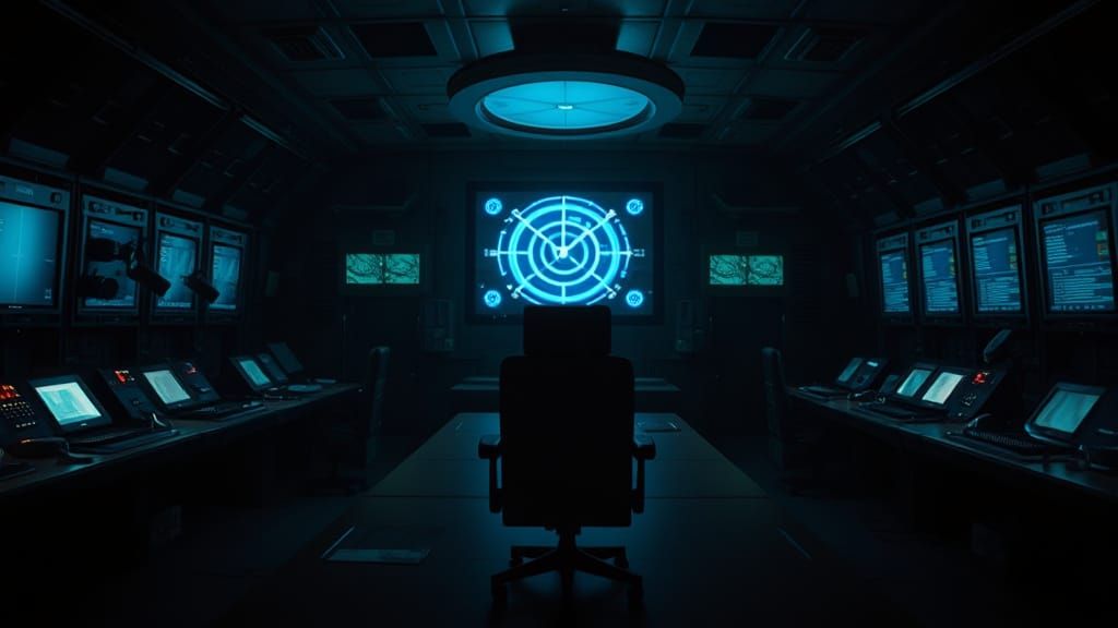 Abandoned Command Center on a Military Base