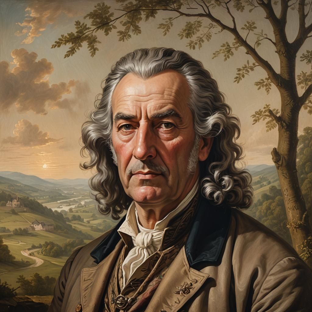 18th Century Portrait of Captain Noah Abraham