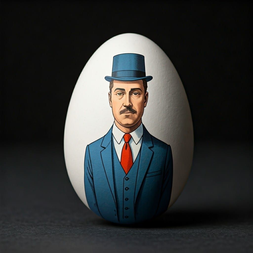 Magritte Easter eggs