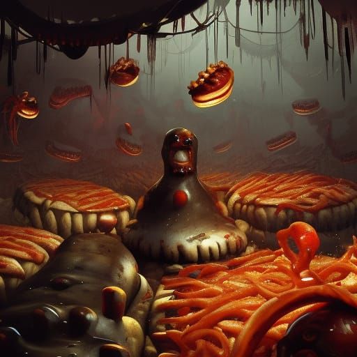 Hotdog Horror Land: A Dark Fantasy Concept