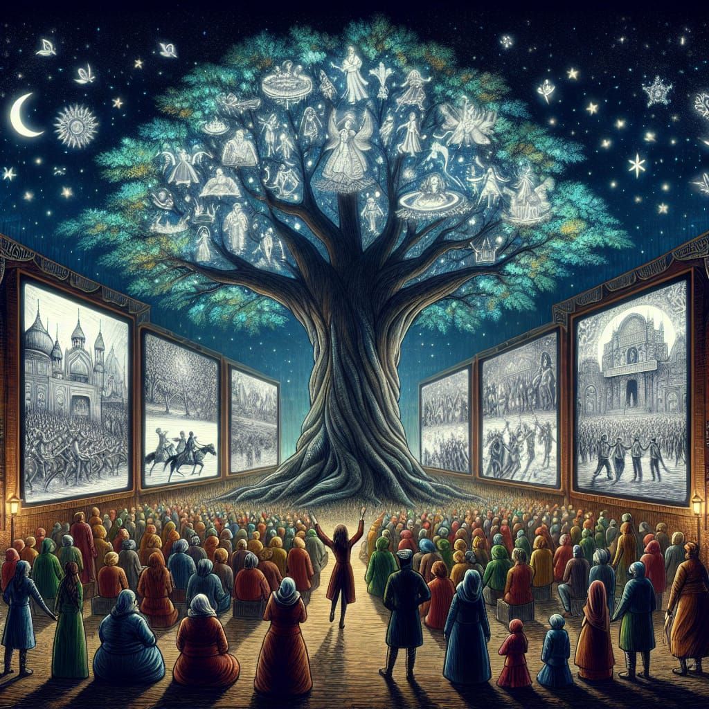 Cinematic Tree of Ages: A Digital Fairytale