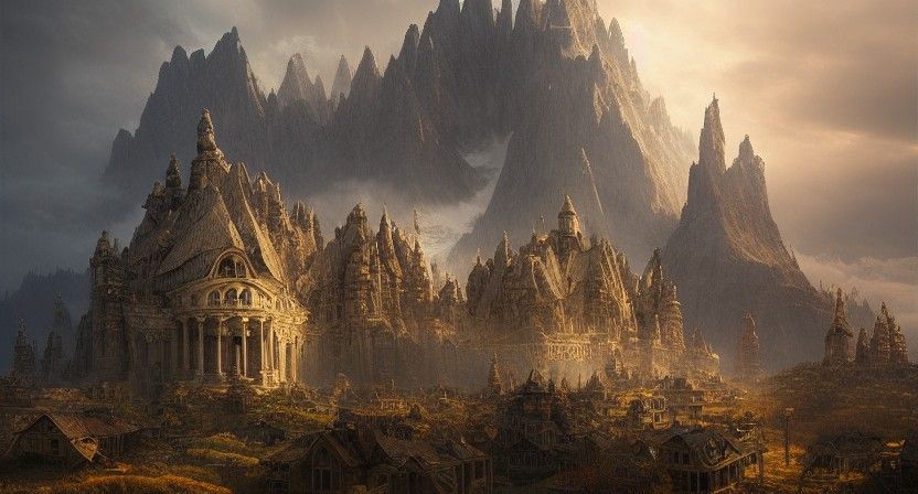 Epic Cinematic Digital Matte Painting