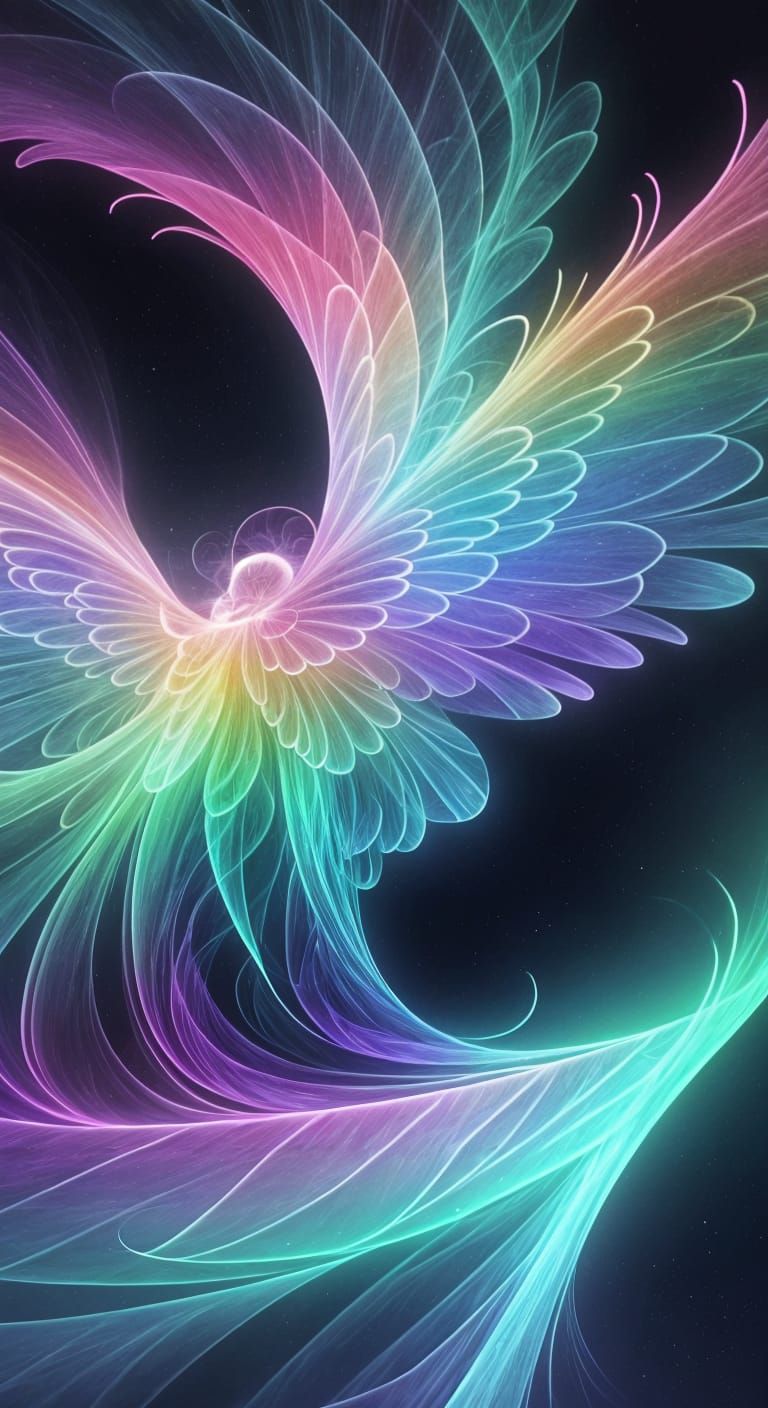 Ethereal Dreamscapes in Vibrant Abstraction