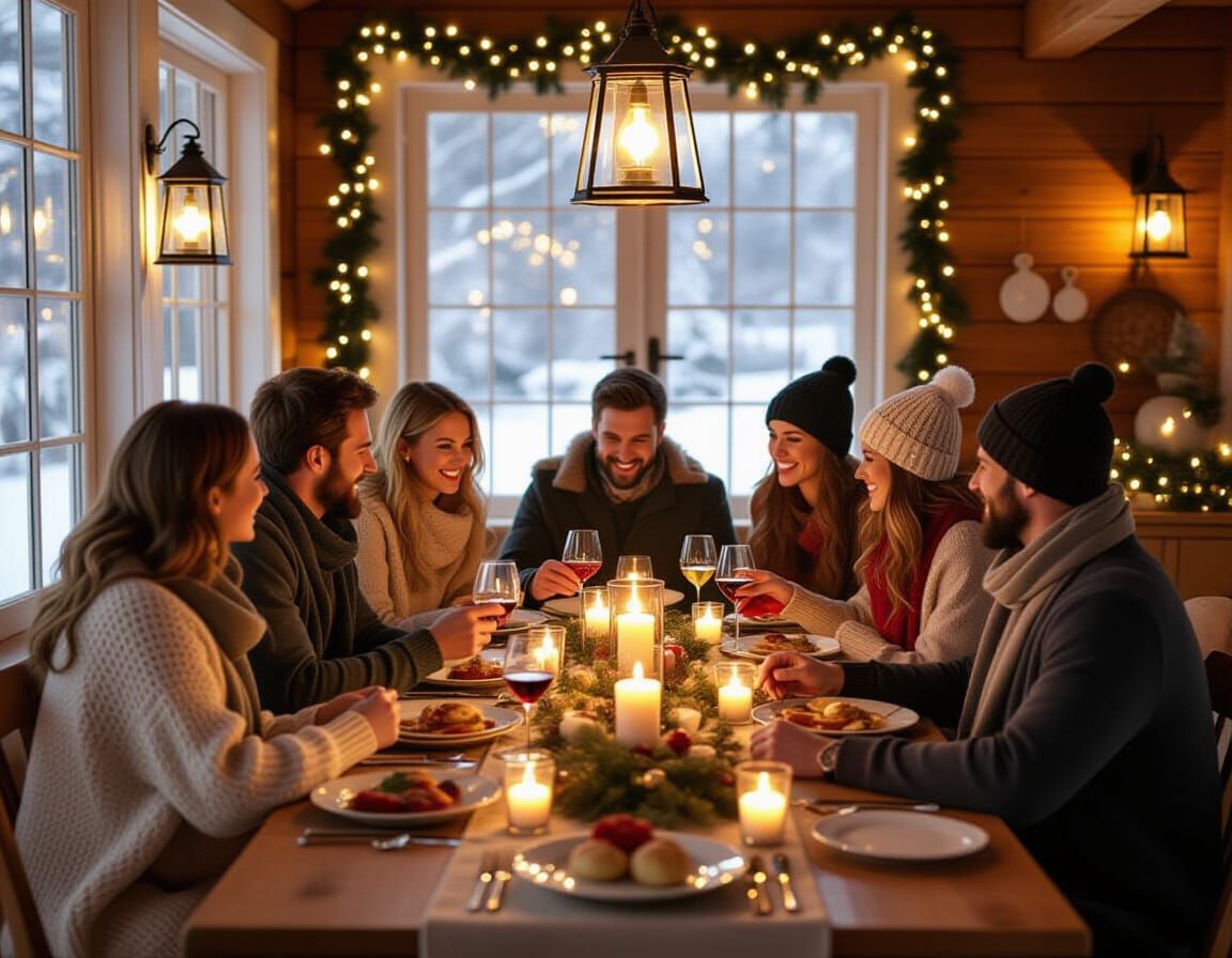 Cozy Winter Feast: Candlelight Eve Celebration
