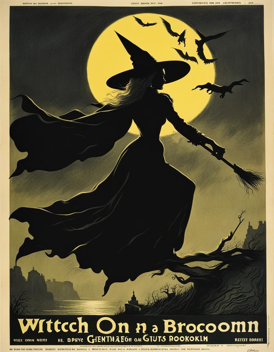 witch movie poster vintage