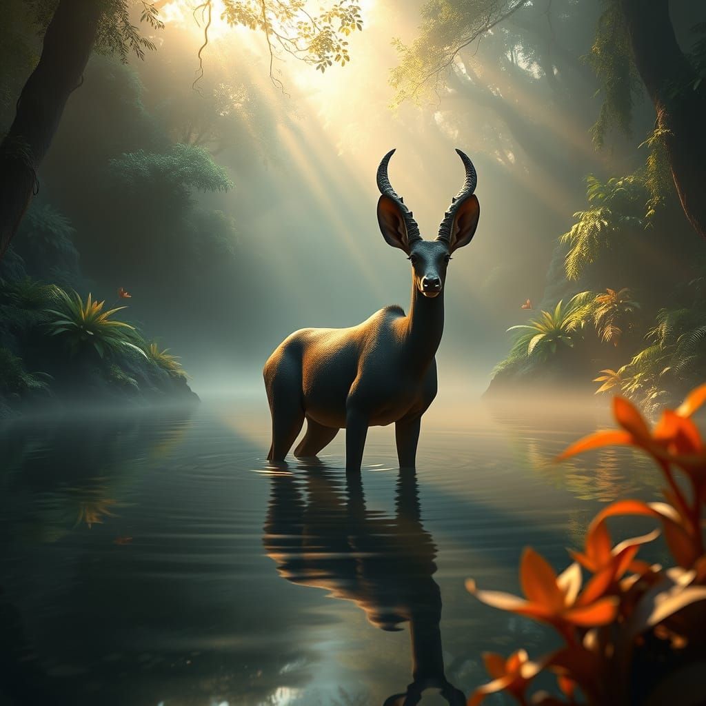 Annamite Mountain Forest Sanctuary with Majestic Saola