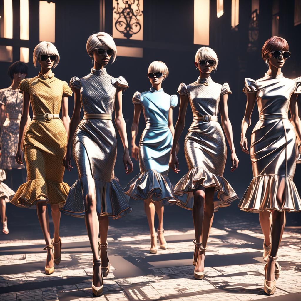 Fashion Design with 3D Shading and Depth