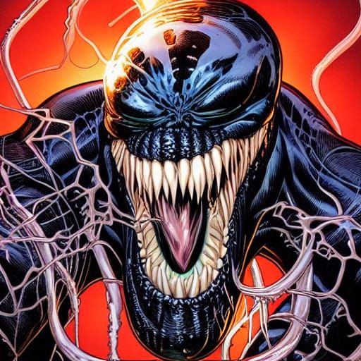 Venom Comic Book Art by Mark Brooks & Dan Mumford