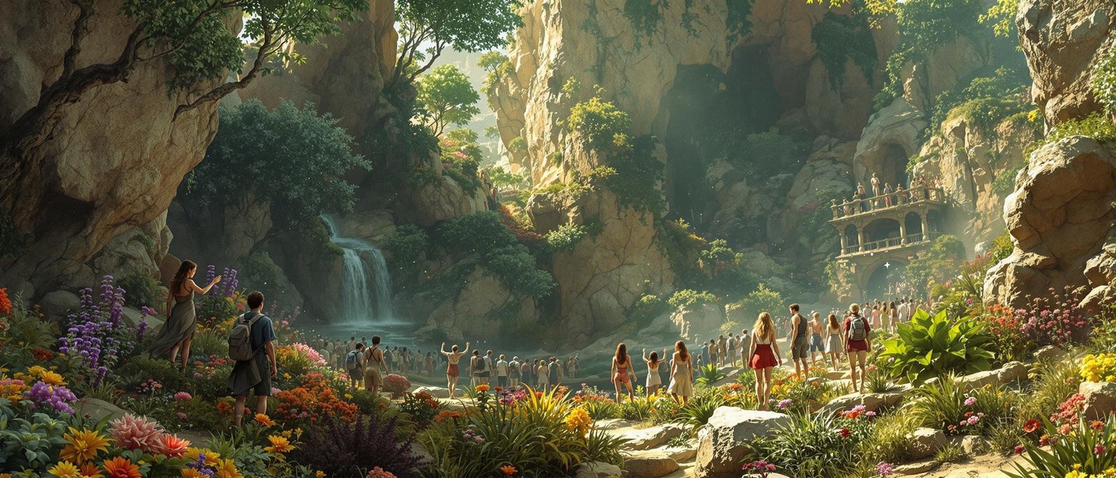 Biblical Paradise: Humans Arrive in Eden