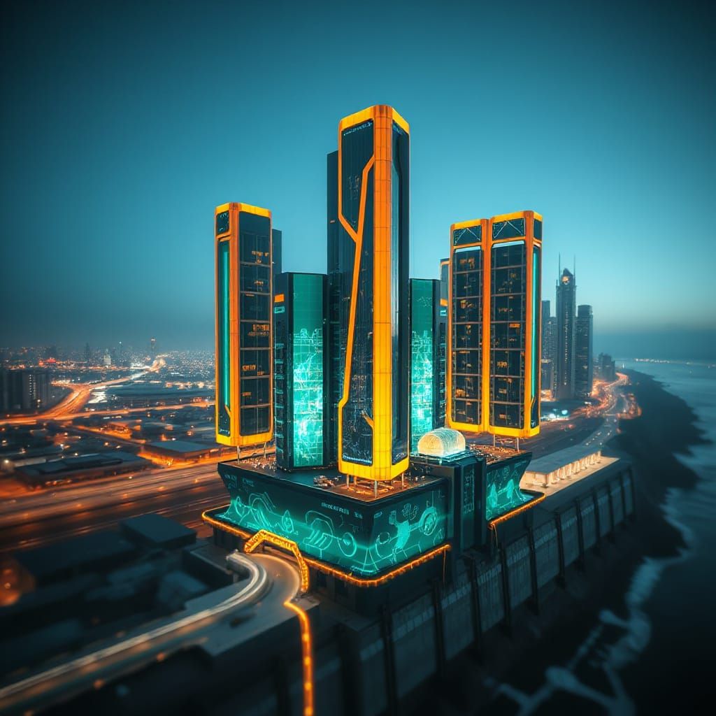 cyber nano tech city