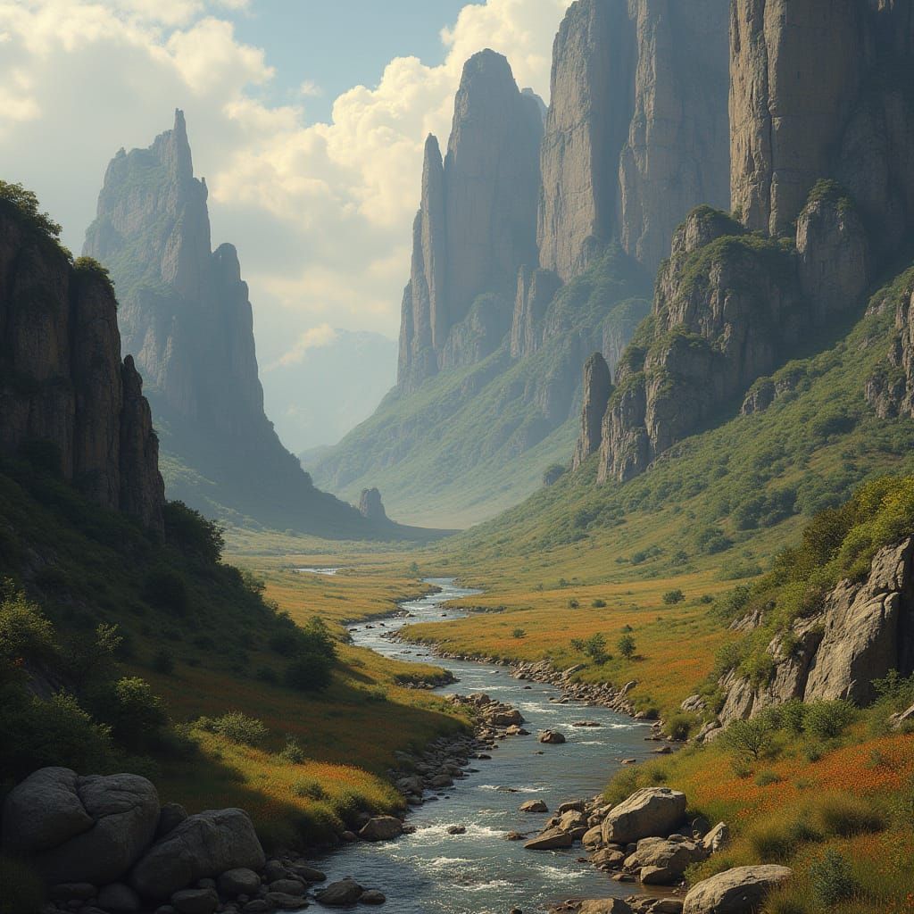 Therapeutic Room with Candles in Detailed Matte Painting