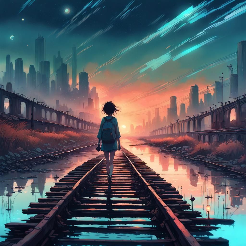 Walking on the Railway 2