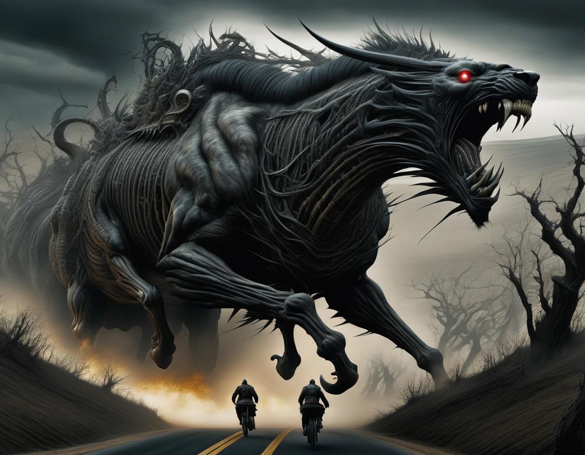 Surreal Nightmare Chase Scene by Ito and Bosschart