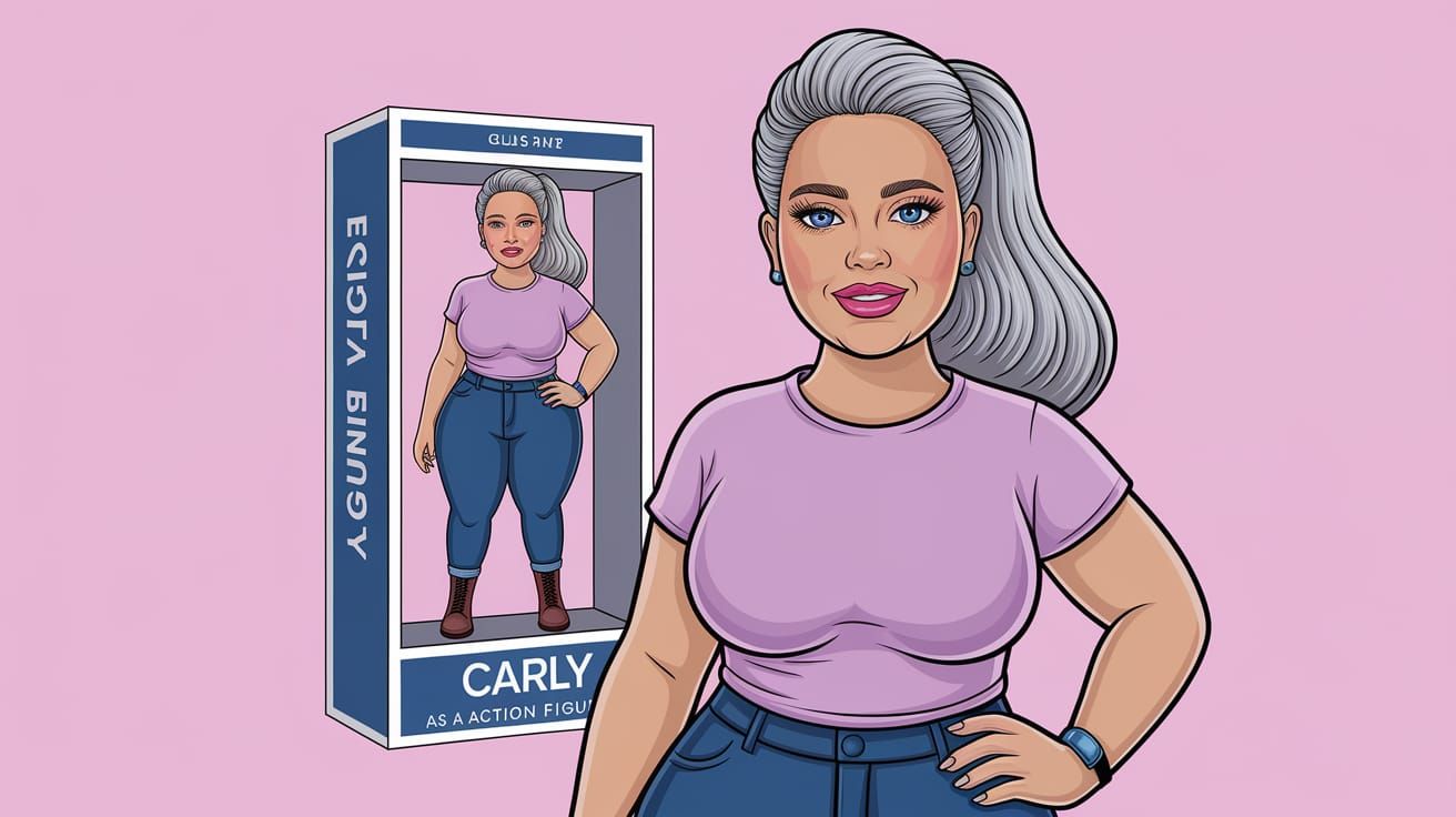 Realistic Plus Size Action Figure in Elaborate Box Packaging