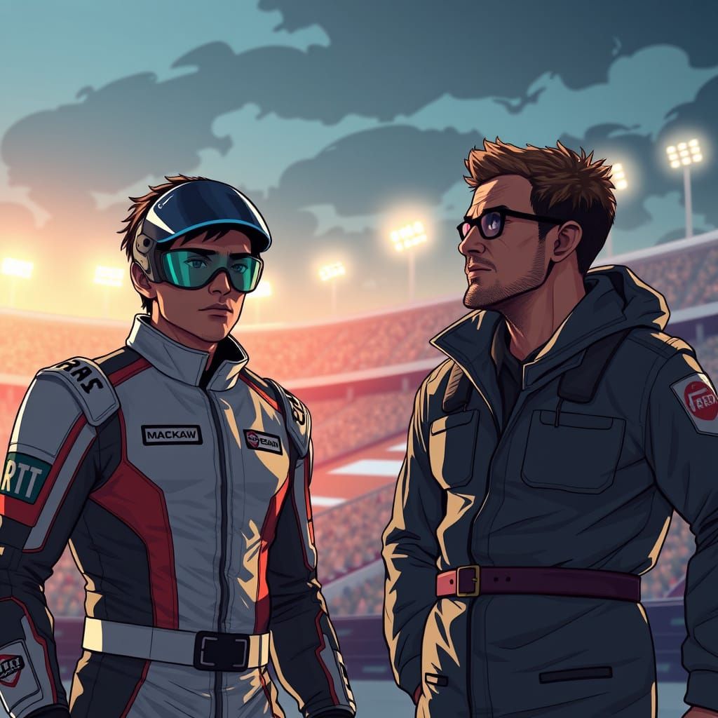 Confident Kai Mackaw Steals the Show in High-Tech Racing Cha...