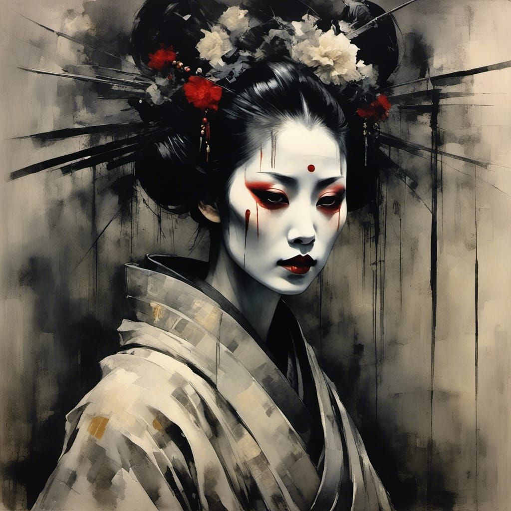 Spectral Geisha in Broken Android Style