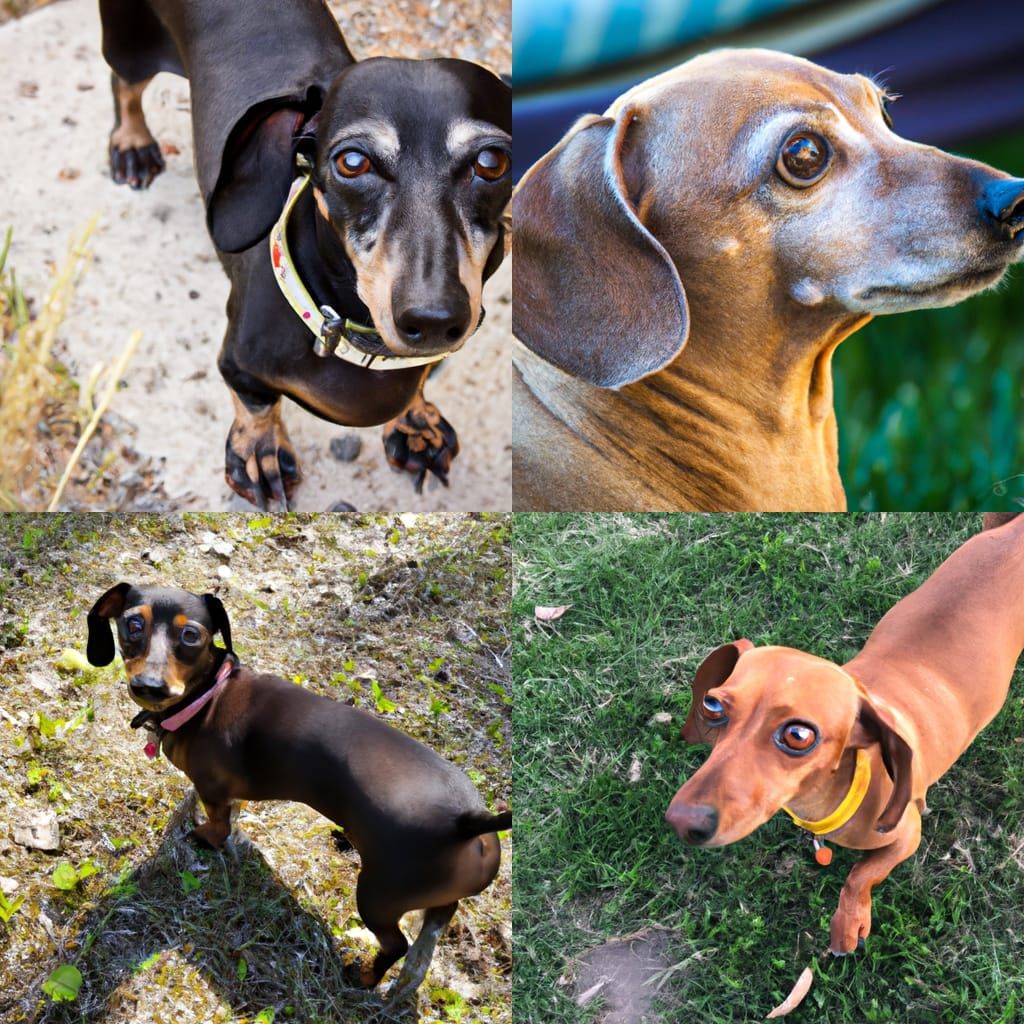 AI Generated Miniature Dachshund Image