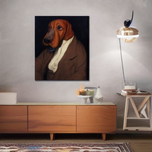 Basset Hound Plays Jazz Inspired by Turner and Schiele