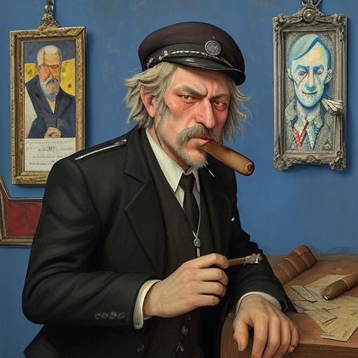 Locksmith Vasya's Divorce in Expressionist Style