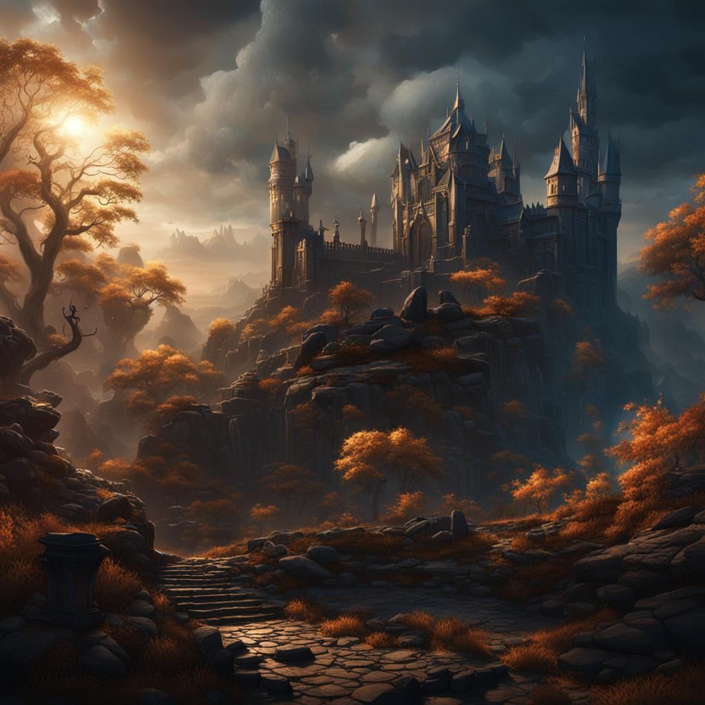 Fantastical Realm of Shadows in Deep Color