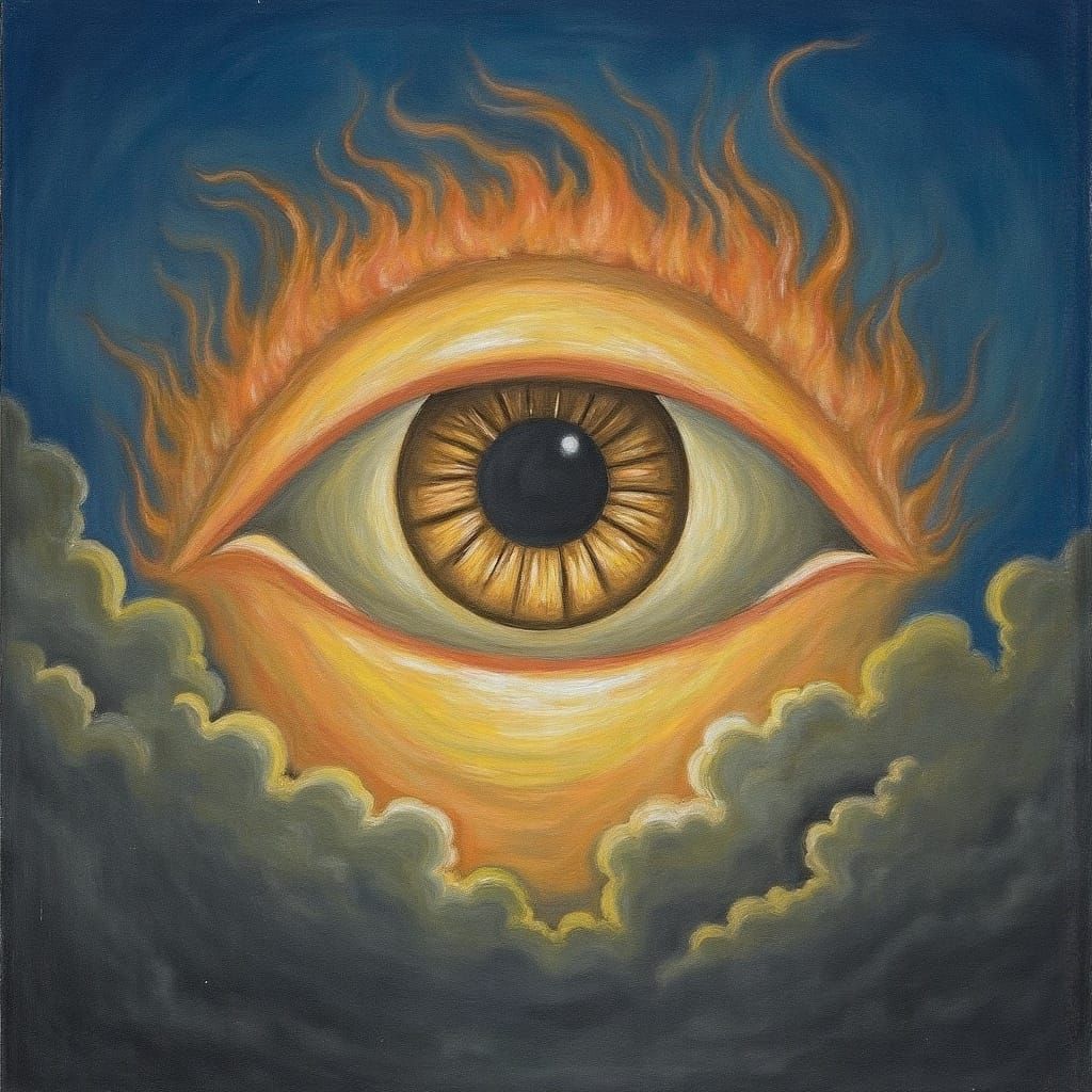 Ethereal Halo of Fire Over Alaska: A Watchful Eye