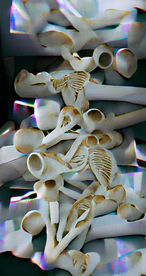 AI-Generated Image of Bones