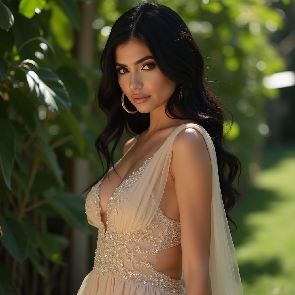 Kylie Jenner Perfects Tan Amidst Lush Greenery