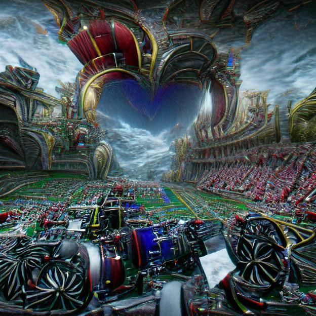 Abstract Dreamscape in High Resolution