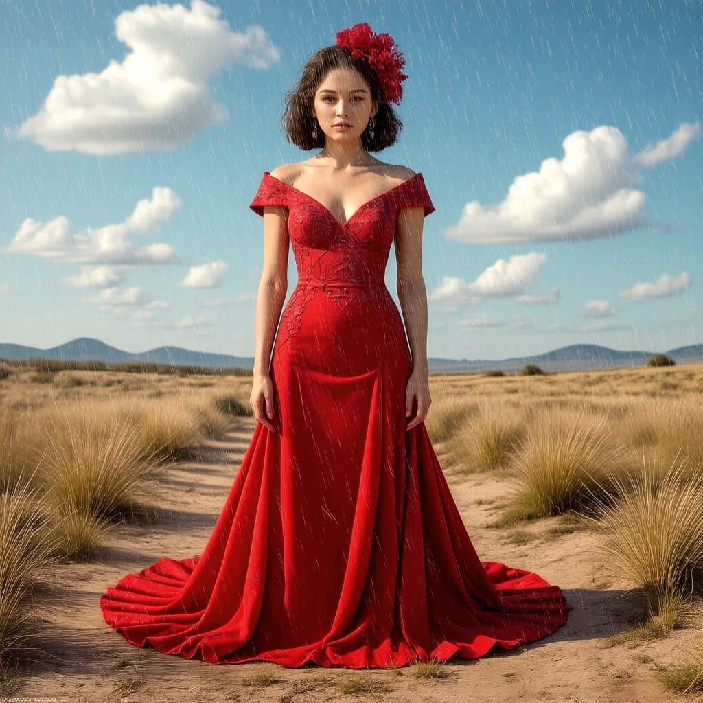 Surreal Photo of a Mountain Landscape