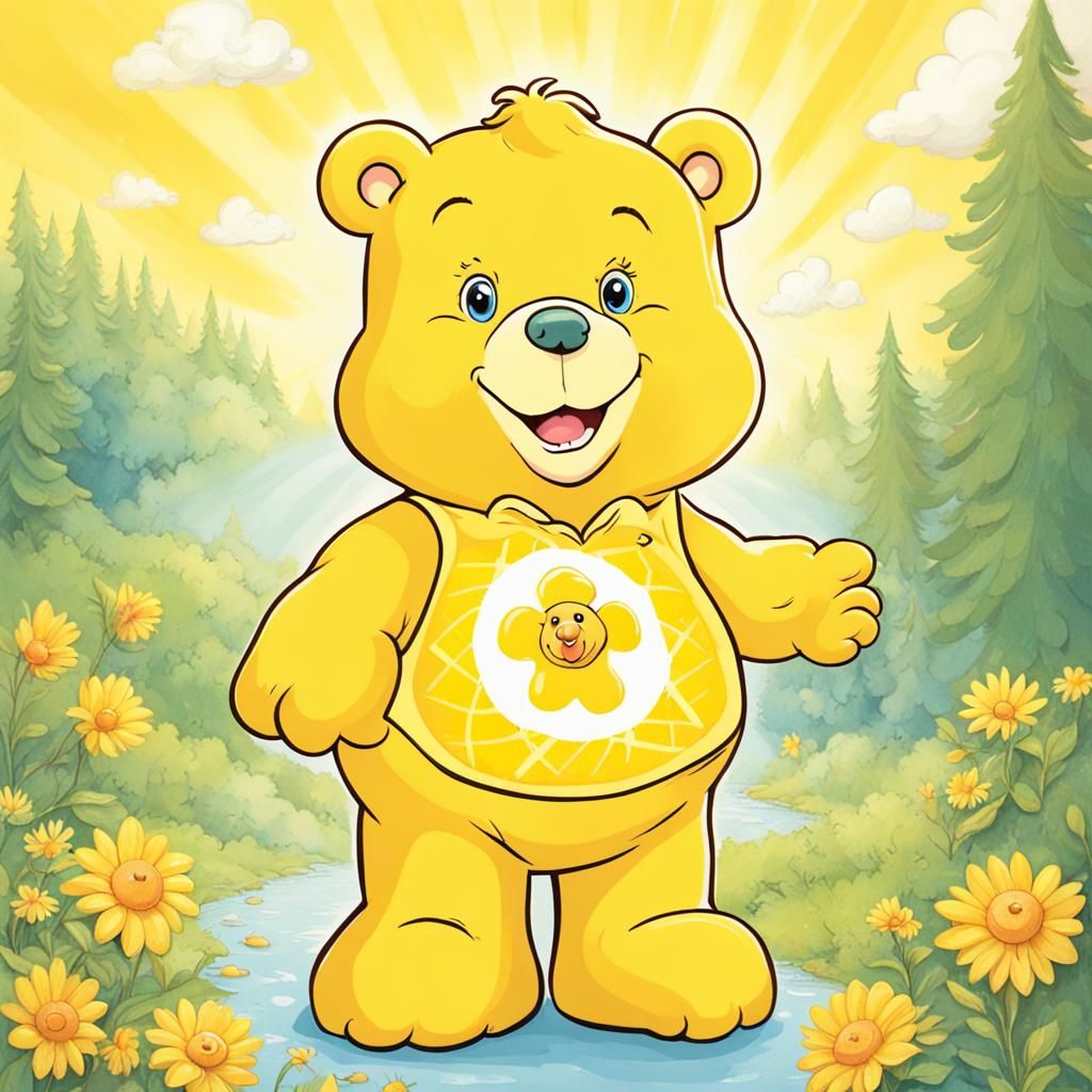 Sunshine Bear: A Cheerful Yellow Care Bear