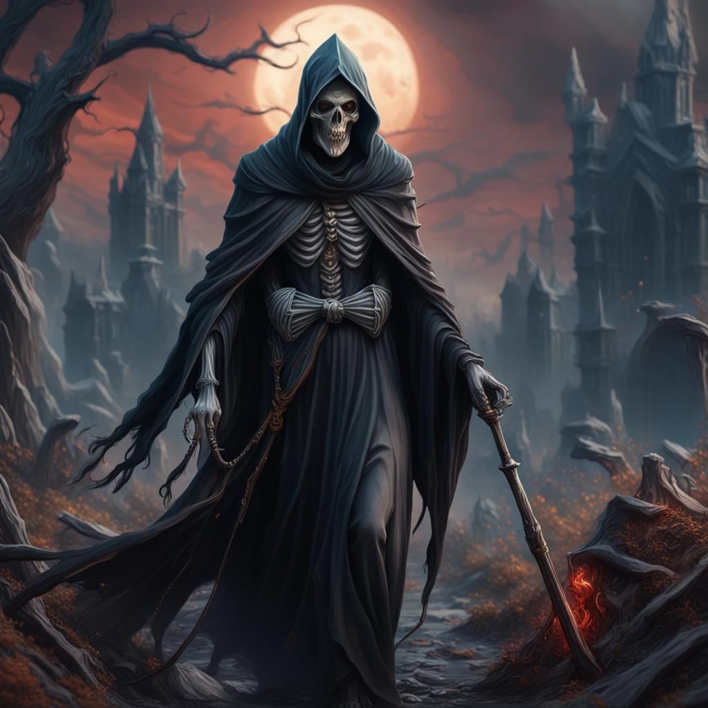 Grim Reaper's Fantastical Quest for Death