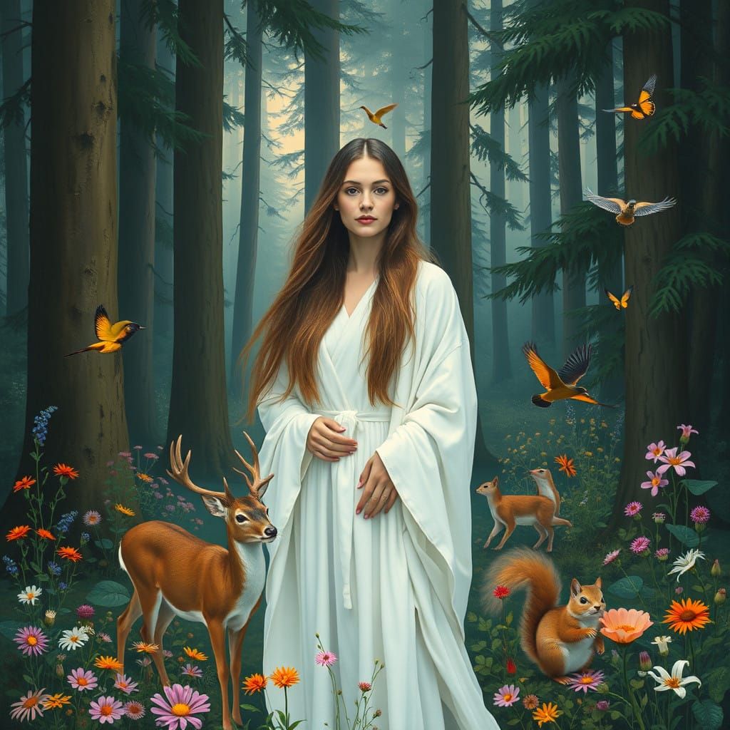 Goddess Gaia Balance of Nature