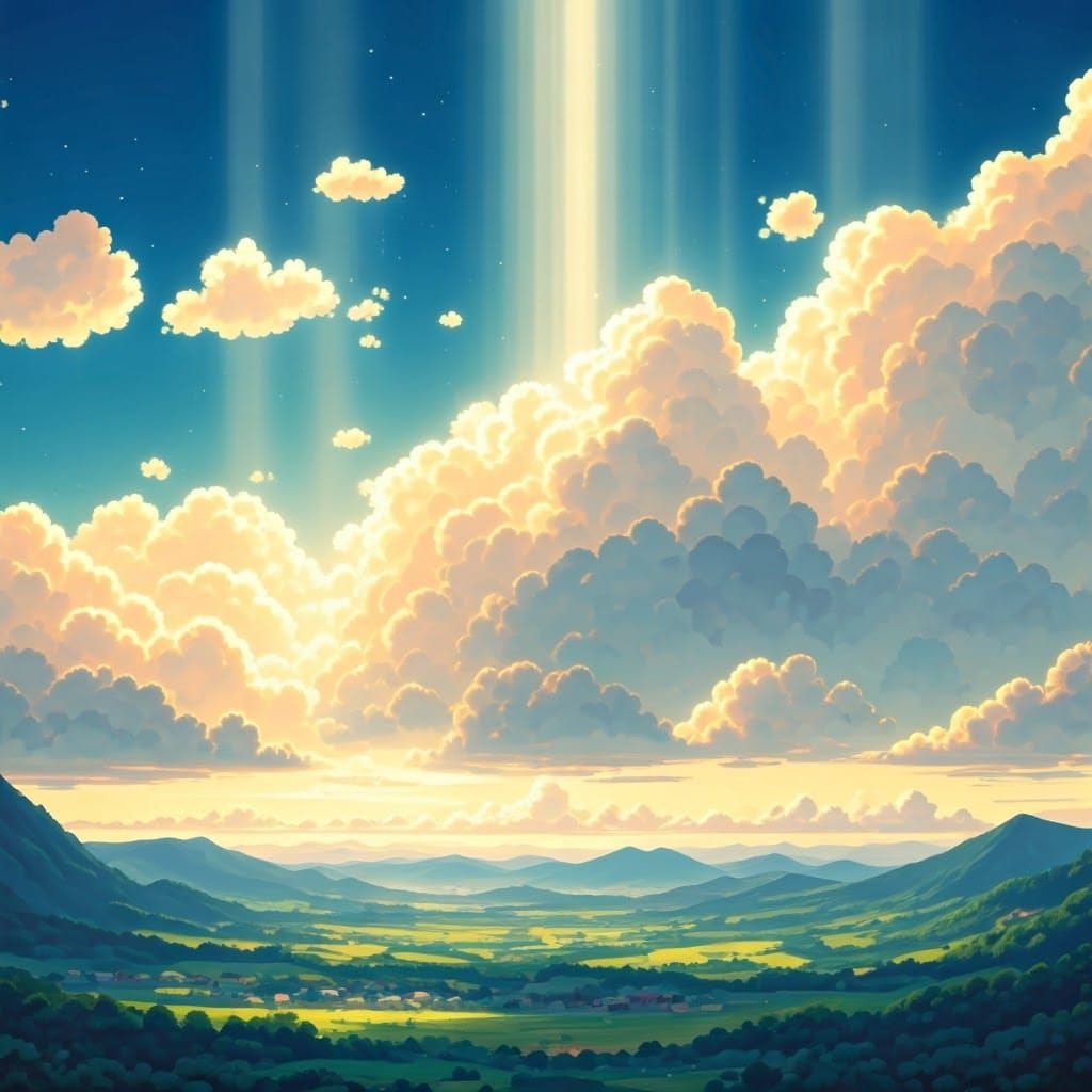 Ethereal Landscape Illuminated at the Prime Meridian in Drea...