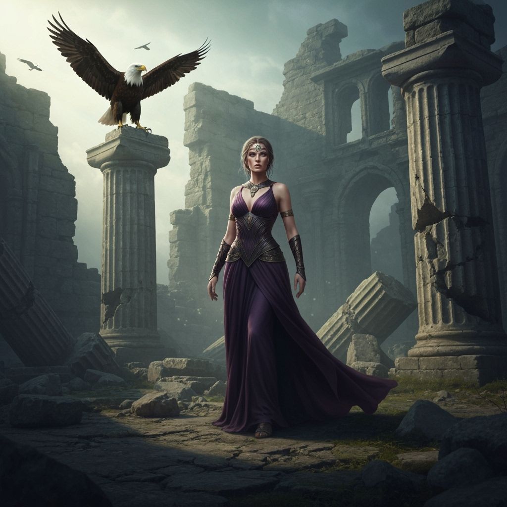 Fantasy Warrior Portrait in Ethereal Light