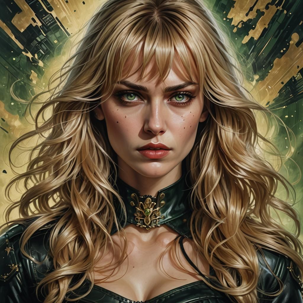 Hyperrealistic Portrait of a Russian Assassin Supervillain