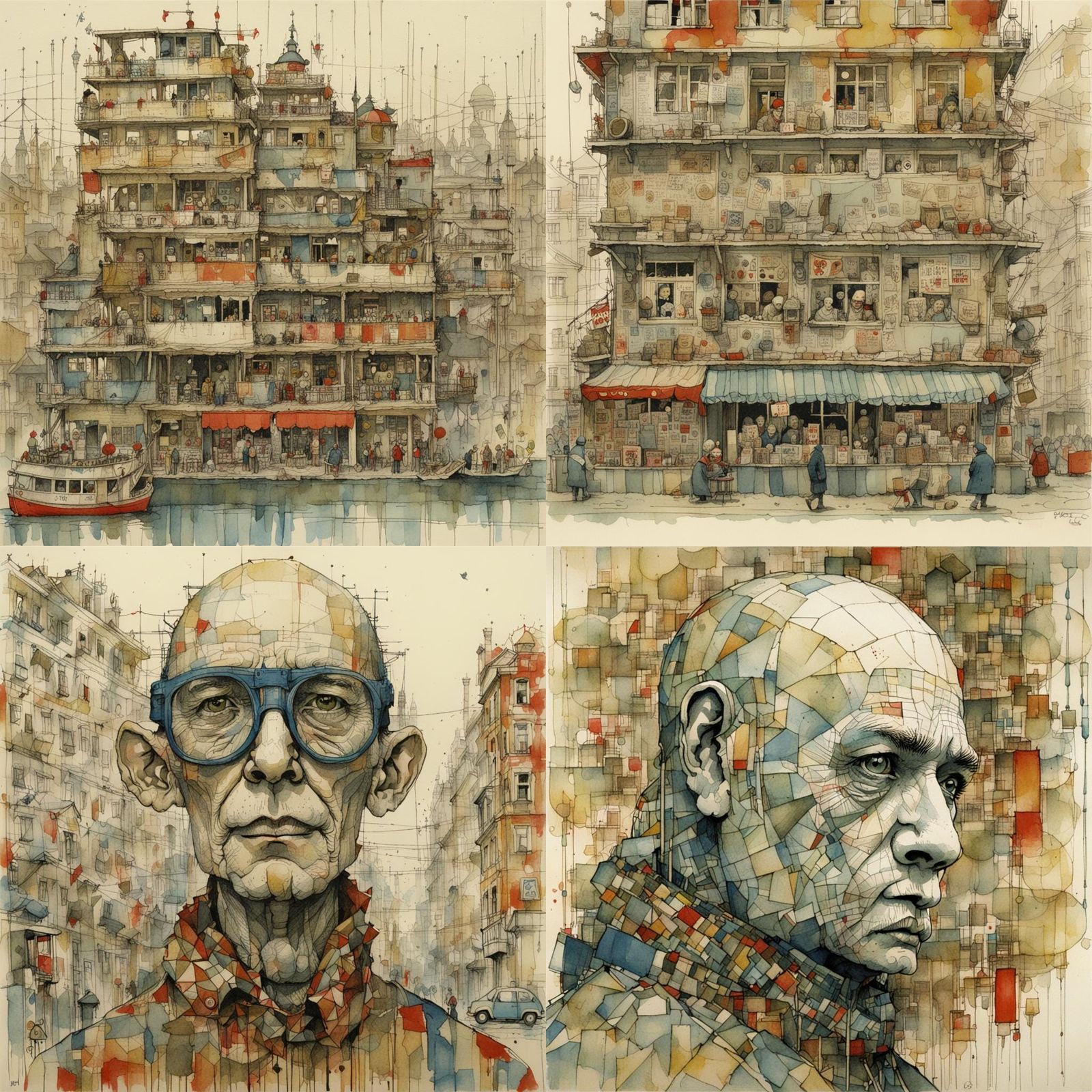 Whimsical Art by Lovering and Adolfsson