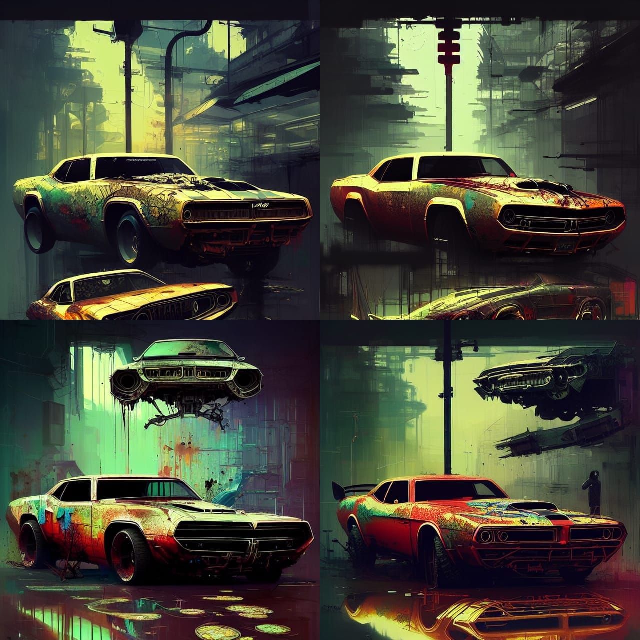 retro, futuristic muscle car, mopar, evolved fail ?