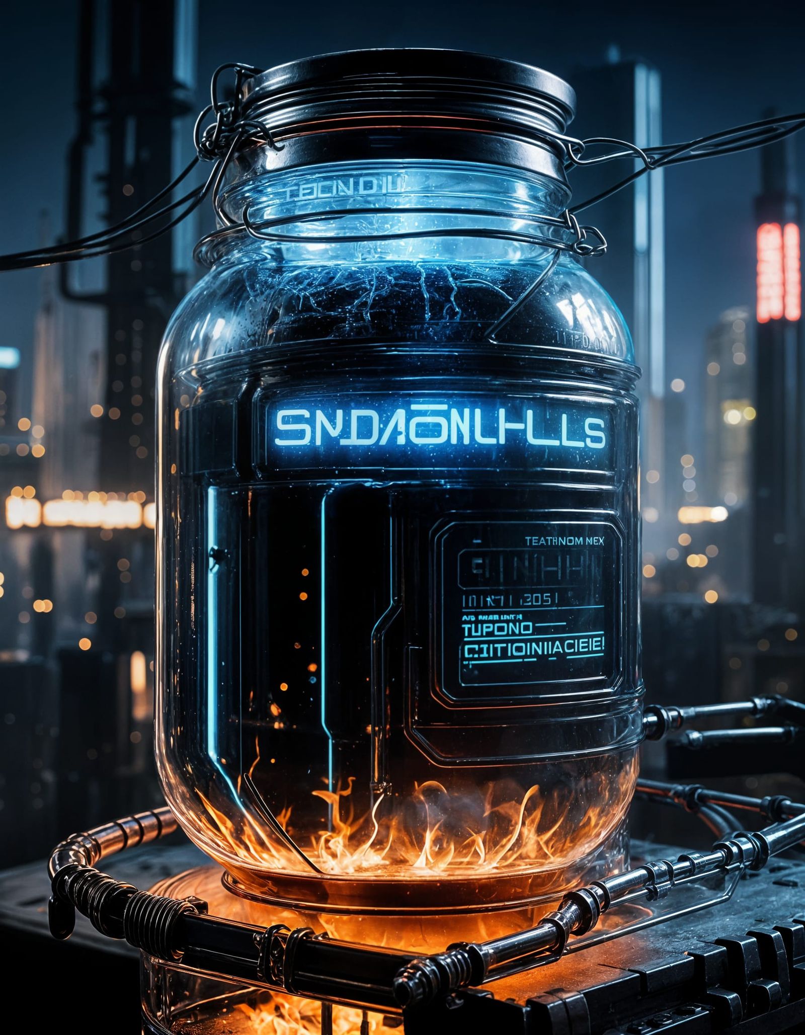 Terminator Judgement Day Themed Jar