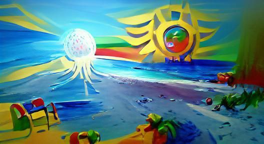 Sunny Beach Scene