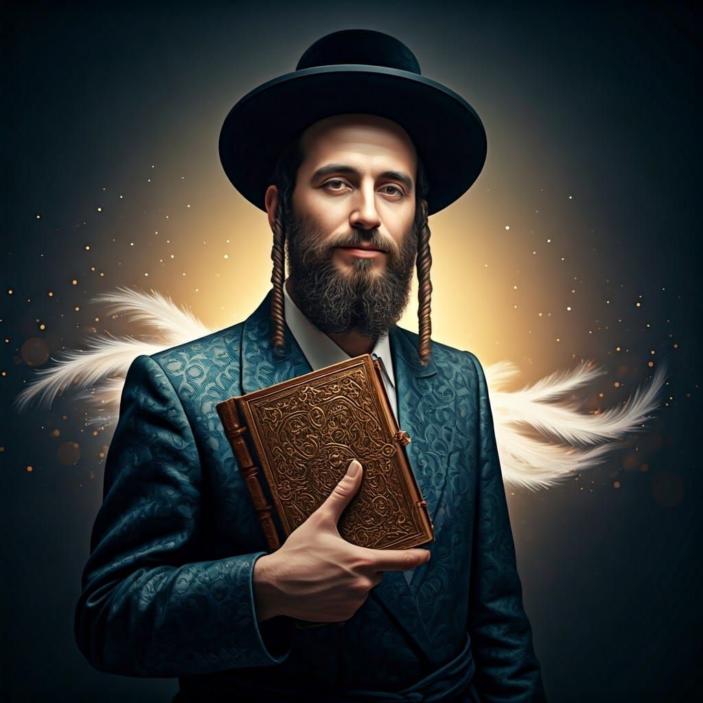 Ultra-Orthodox Man in Dreamlike Fantasy Concept Art