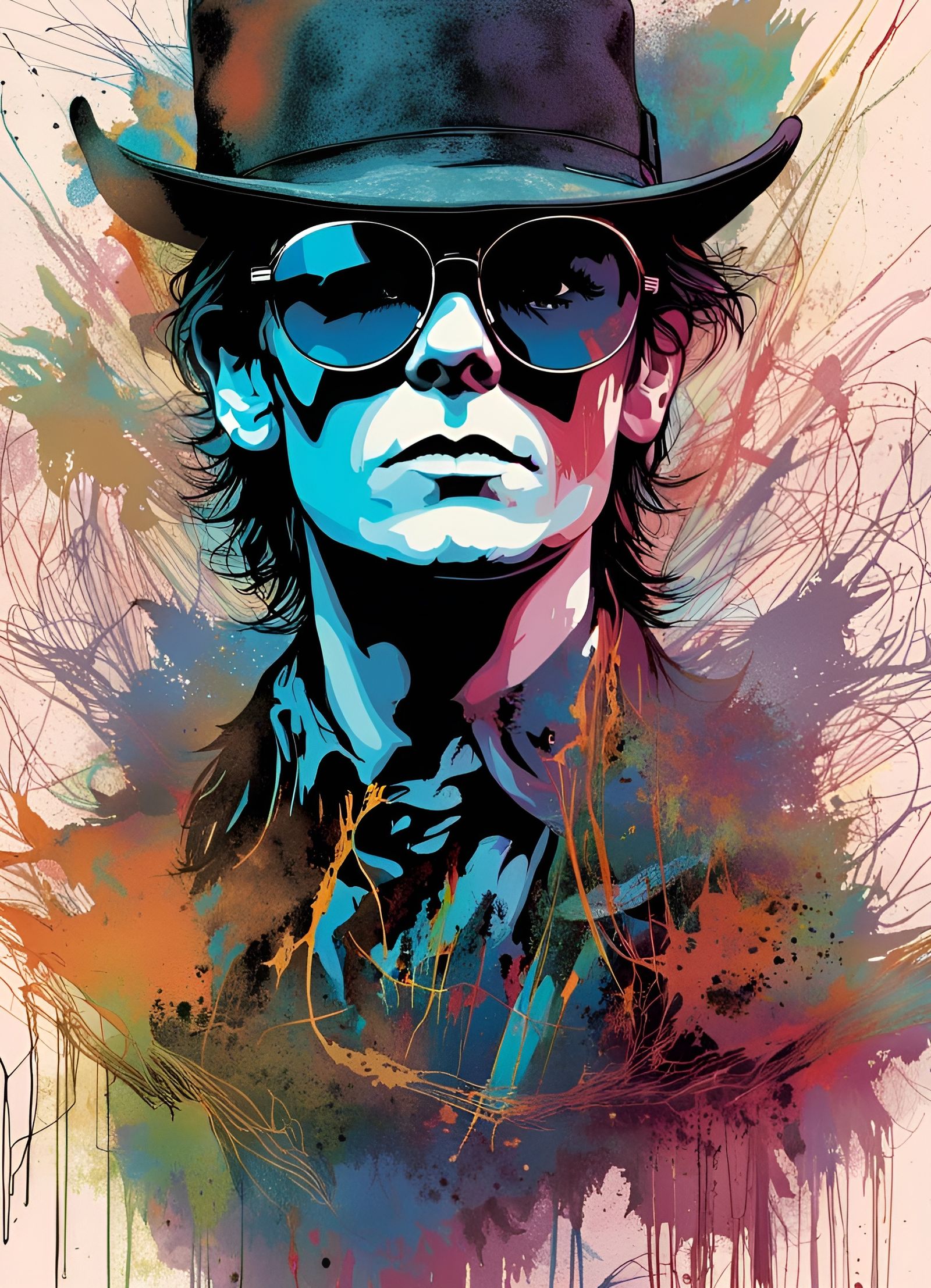 Young Andrew Eldritch, Singer for the Band "Sisters of Mercy"