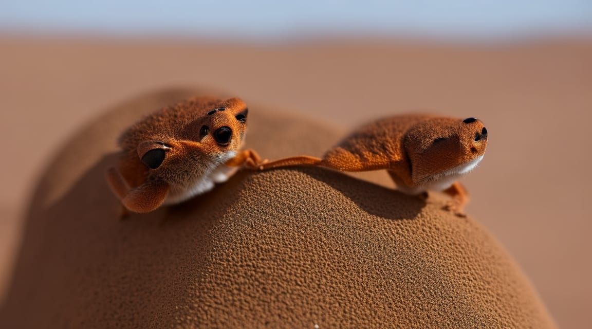Cheeto in Sahara Desert: Macro Photography